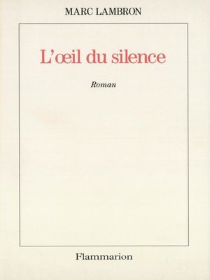 cover image of L'œil du silence